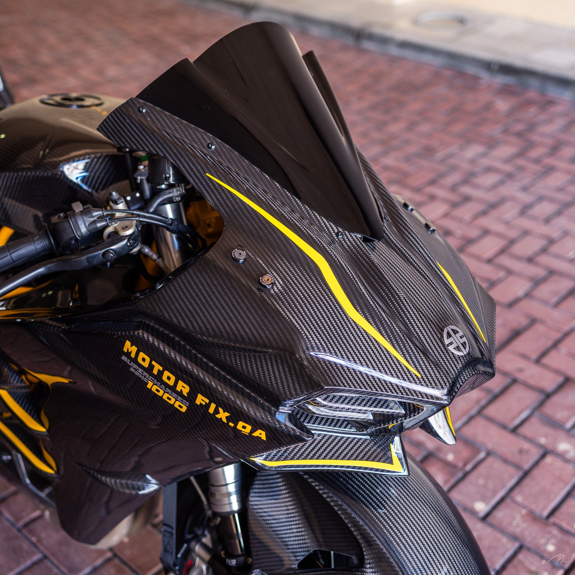 MotorFix Kawasaki H2 2015+ carbon Full face + Side Panels