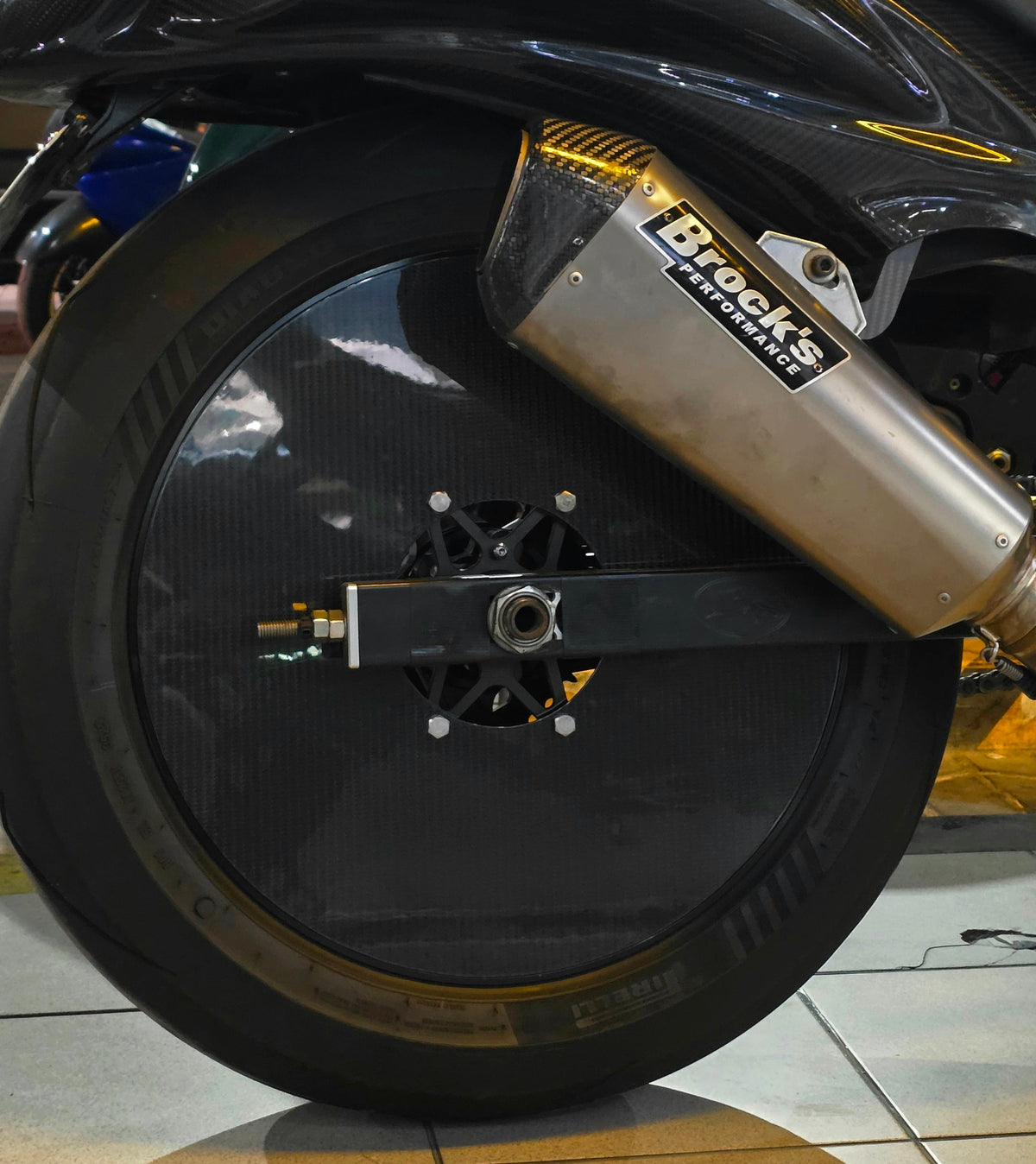 Carbon Fiber Rear Disc Cover for Hayabusa 2008 - 2020