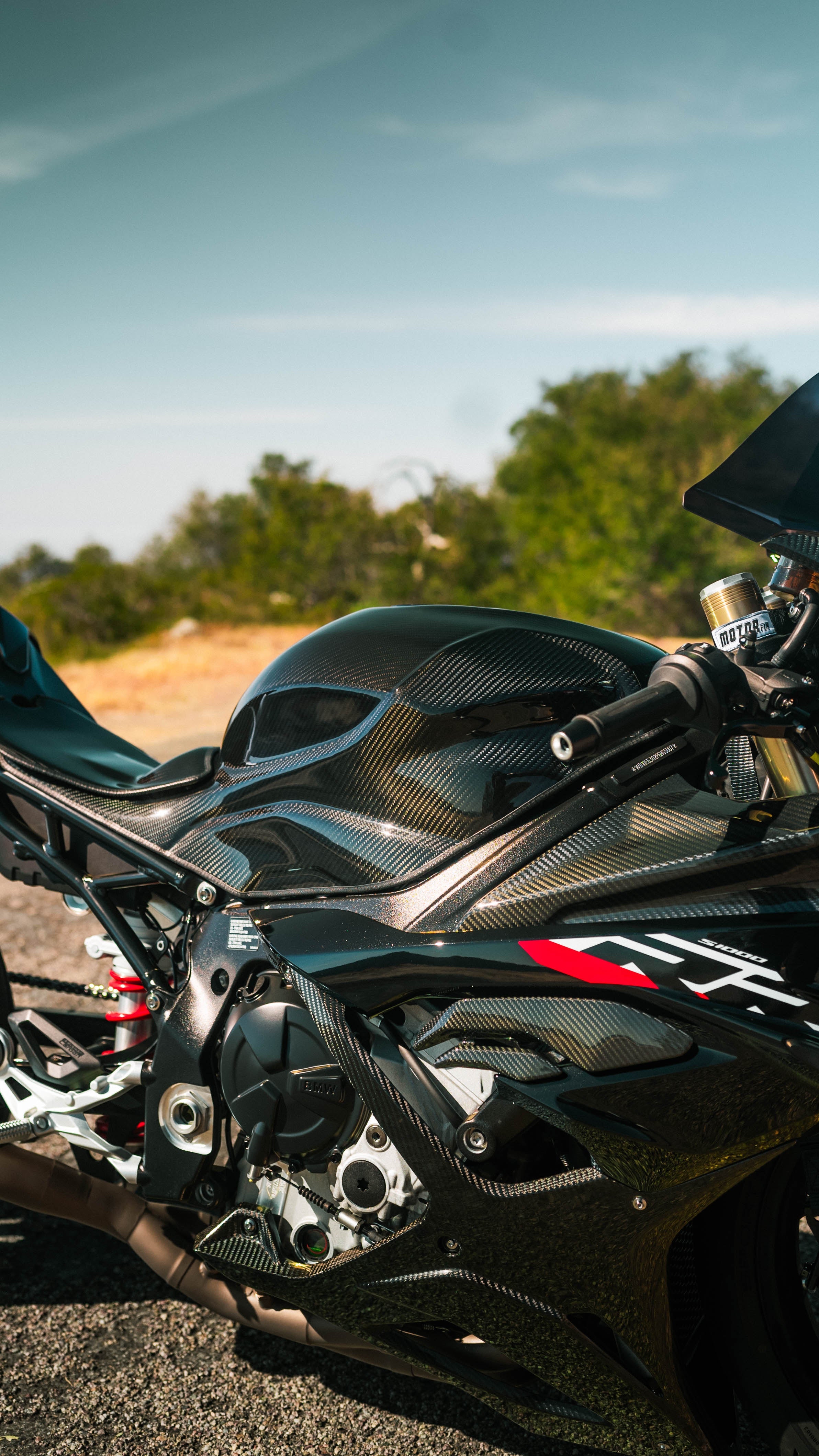 MotorFix BMW S1000RR 2020-2024 low profile carbon Fuel Tank