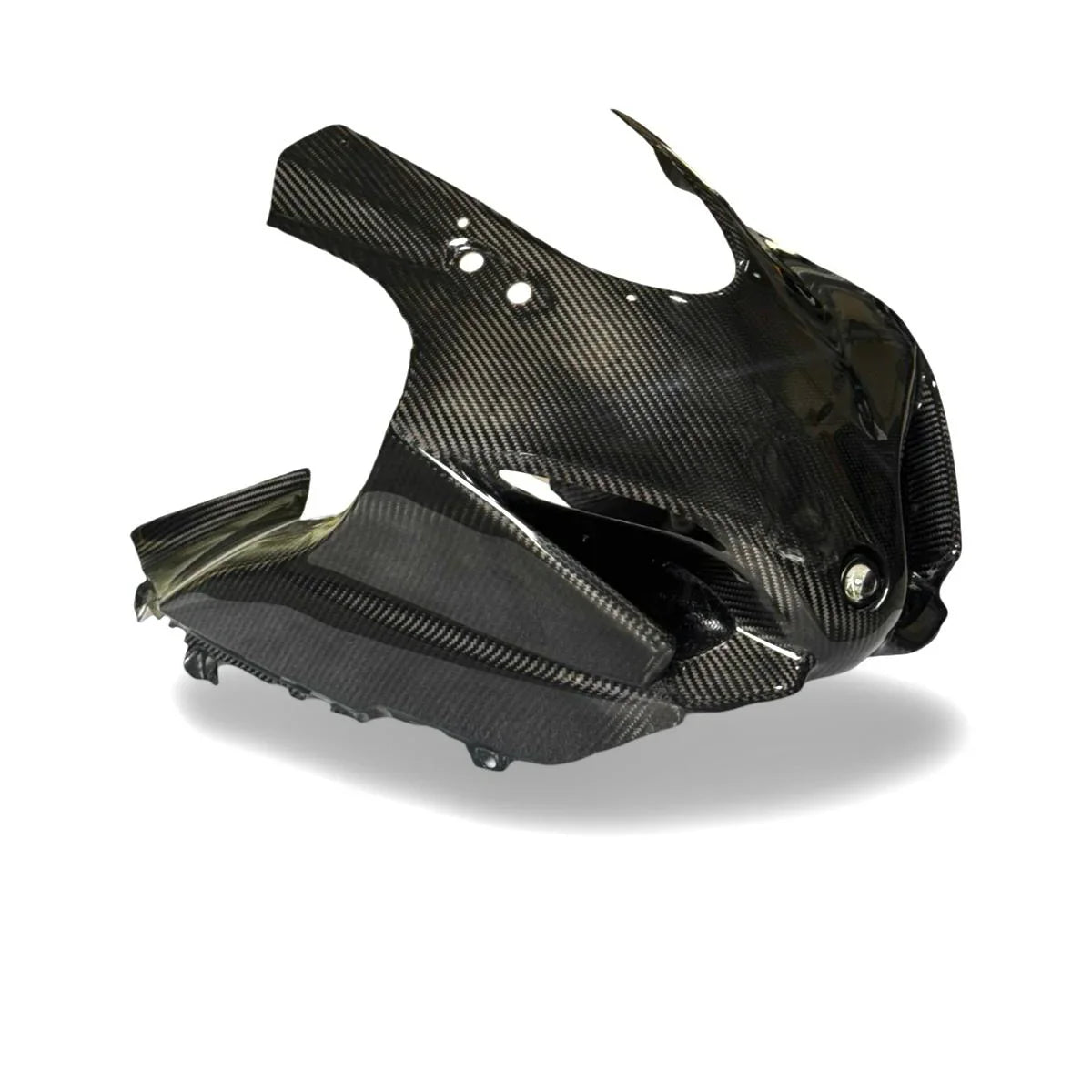 MotorFix Gsxr1000 2017+ Carbon Fiber Full Face Front Side Cowl + Position Light