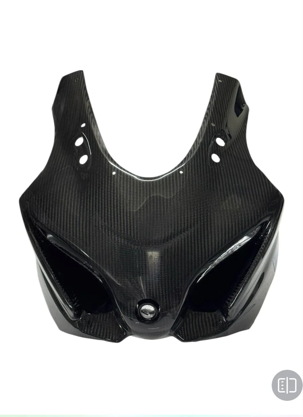 MotorFix Gsxr1000 2017+ Carbon Fiber Full Face Front Side Cowl + Position Light