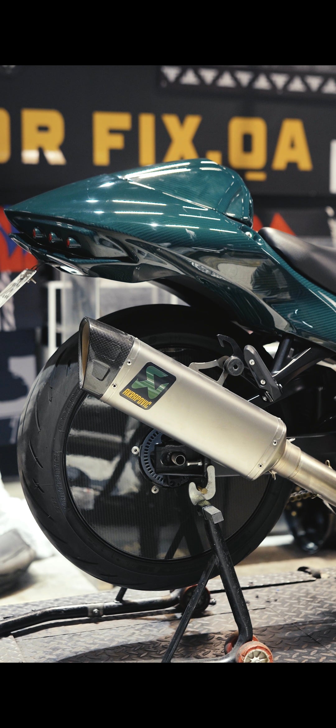 Carbon Fiber Rear Disc Cover for Hayabusa 2022+